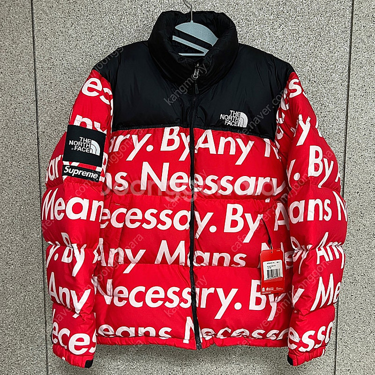[XL] 슈프림 노스페이스 15FW 레터링 눕시 레드 ...--0