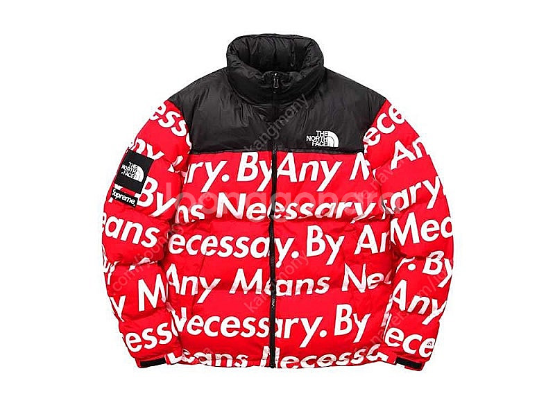 [XL] 슈프림 노스페이스 15FW 레터링 눕시 레드 ...--7