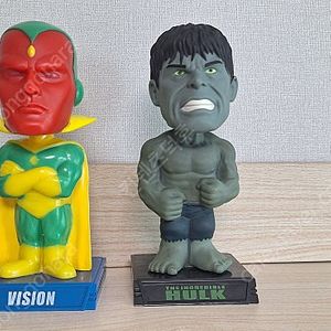 마블 비전, 헐크 버블헤드 일괄로 팔아요
