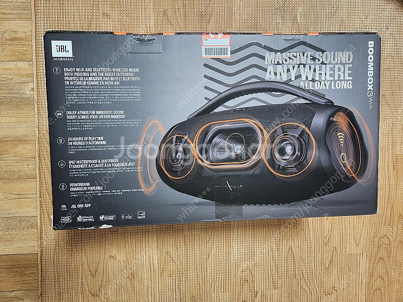 JBL Boombox 3 Wifi 블루투스 스피커 새상...--0