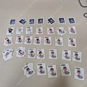 KBO 크보 띠부씰 시즌1 시즌2 교환이나 판매합니다 유니폼씰 보유중