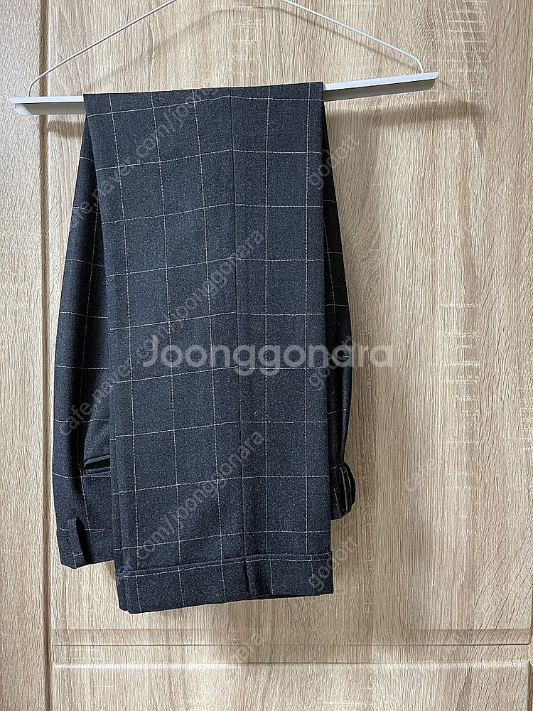 유나이티드 애로우즈 핀 체크 울 셋업 (수트 - 자켓 ...--8