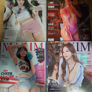맥심 MAXIM 코리아 잡지 과월호 판매 (브레이브걸스 유정 맥심 ,유인나,정인영,박기량,강예빈,감동란)낱권도가능!