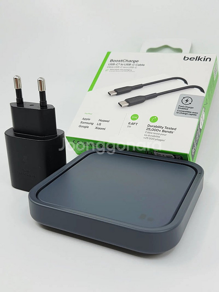 삼성 15W 무선충전기 EP-P2400외 충전 풀세트--4
