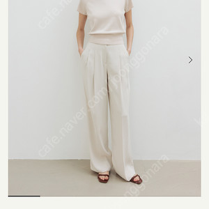 Sie 시에 모노 릴 와이드 팬츠