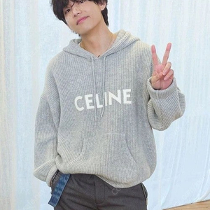 셀린느 립드 울 니트 후드 (양모 100%, ㅅㅅ공장)