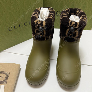 구찌 남성 러버 부츠 gg gucci