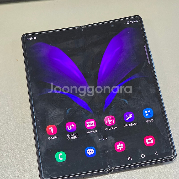 갤럭시 Z폴드2 블랙 256기가 기능정상 내부액정 사용...--3