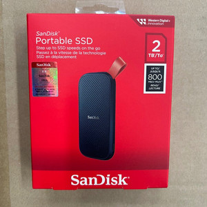 샌디스크 포터블 외장 SSD E61 2TB 800MB/s 블랙