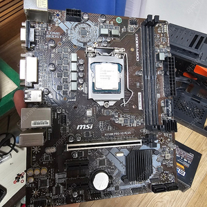 친구 본체 분해해서 각개 판매합니다(업자X) i5-9400f + h310m pro / gtx1660 / 8g 램 *2 / 1tb hdd / 240gb ssd / cpu 쿨러 등등