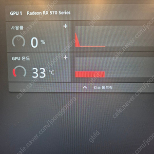 HIS RX 570 4G 그래픽 카드 판매합니다.