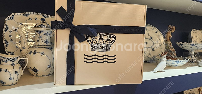 로얄코펜하겐 풀레이스 케잌 디쉬 사각 26cm (새상품...--4