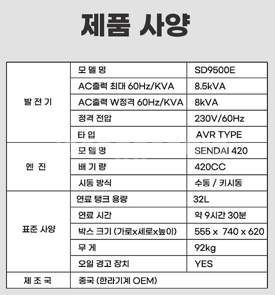 2[판매] 센다이발전기 sd3800 sd9500e sd...--5