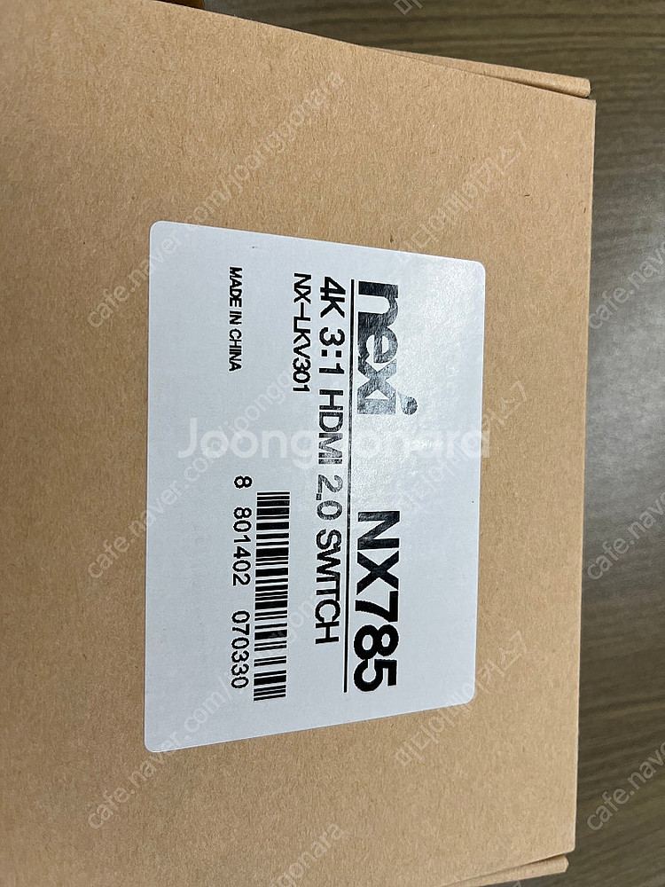 넥시 NX785 4K 3:1 HDMI 스위치 새상품--1