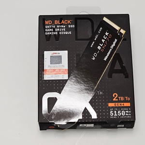 WD 2TB NVME SSD 팝니다.