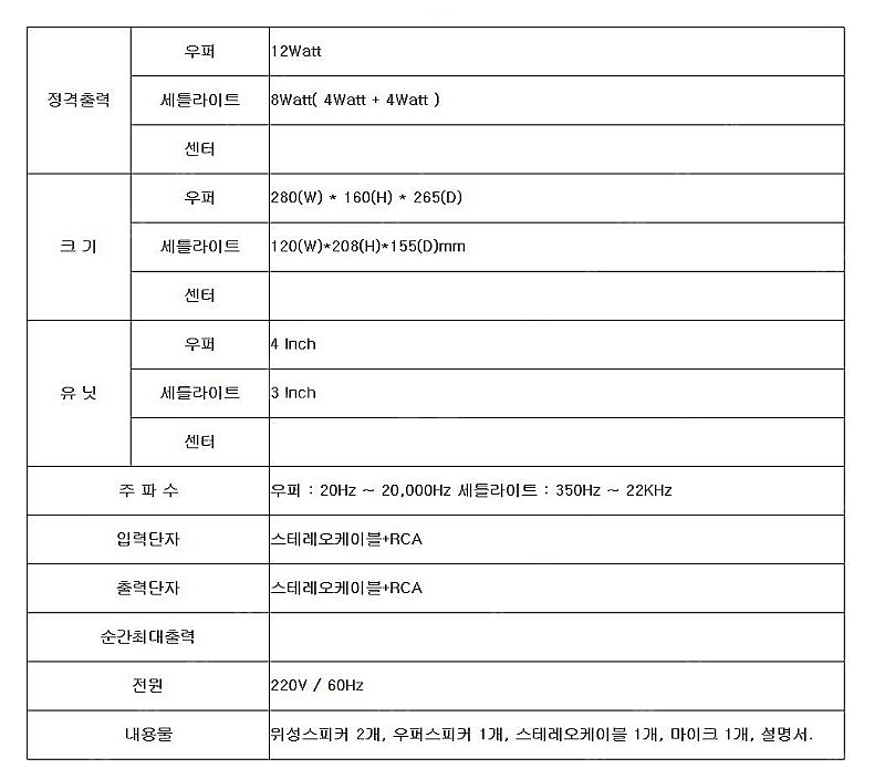 앰프와 스피커(노래방 가능)--3