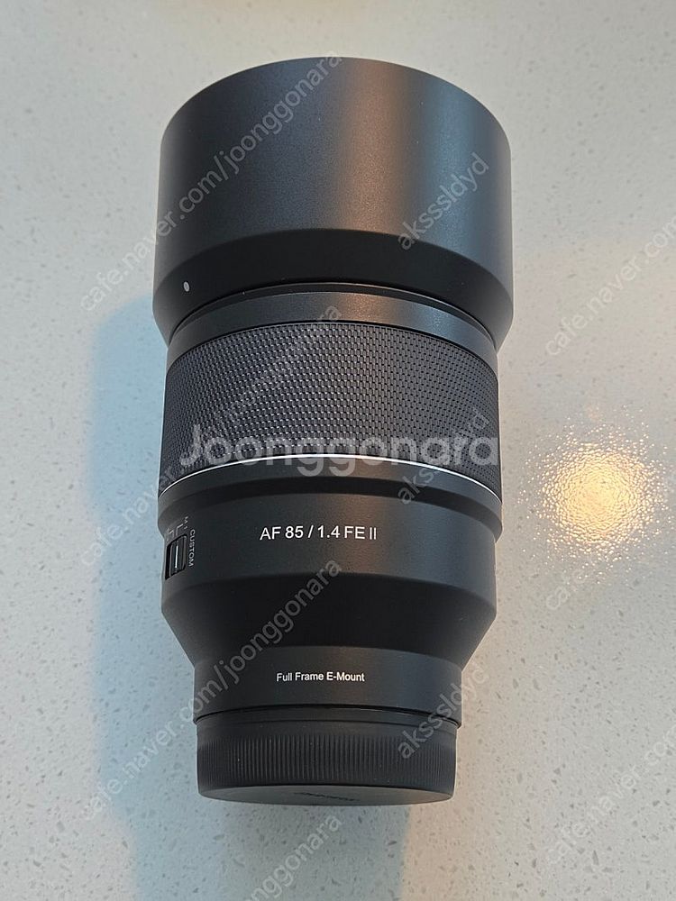삼양 85mm f1.4 II fe마운트 팝니다--0