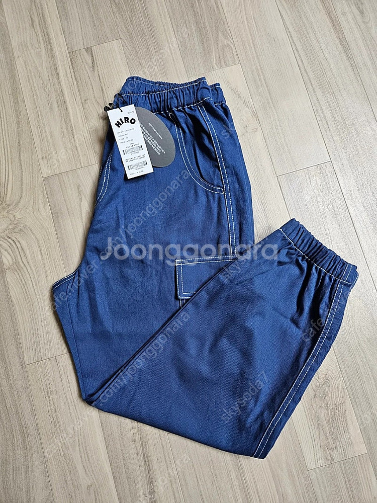 히로 데일리 트윌 조거팬츠 네이비 150--0