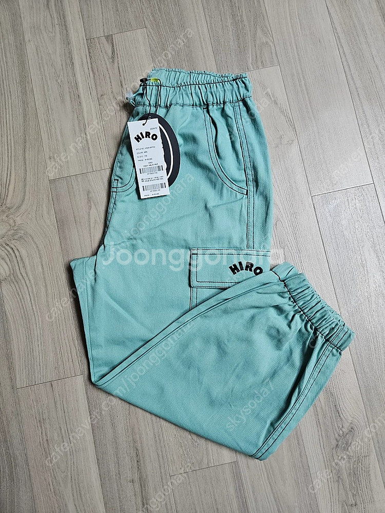 히로 데일리 트윌 조거팬츠 네이비 150--2