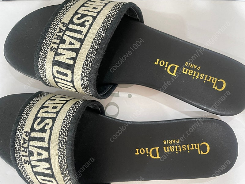 디올 슬리퍼 새제품 37사이즈--2