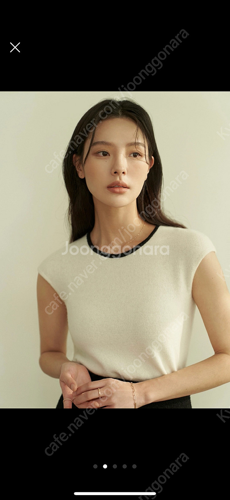 시에 쉘라인 슬리브리스 가디건세트 s--1