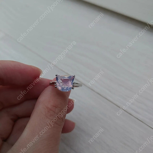 라문쿼 (라벤더 문 쿼츠) 고양이 반지 팝니다.