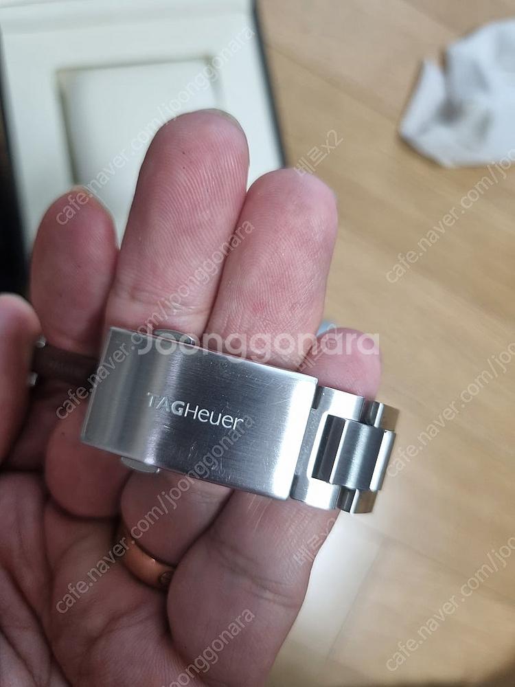 태그호이어 아쿠아레이서 43mm 오토 청판 스틸 팝니다--2