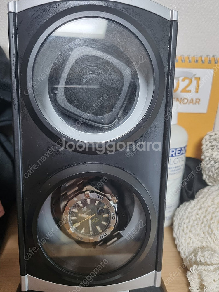 태그호이어 아쿠아레이서 43mm 오토 청판 스틸 팝니다--7
