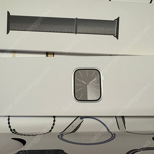 애플워치9 41mm 스테인리스 실버 셀룰러