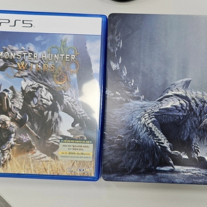 PS5 몬스터헌터 와일즈(스틸북 케이스 + 키 미사용)