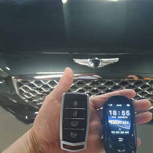 제네시스 G70, G80, G90, GV60, GV80 구형/준신형/신형키 모두 디지털 디스플레이키 외형 전환, 근접도어 기능 탑재키로 개조