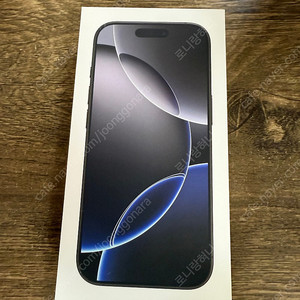 아이폰 16 Pro 블랙 티타늄 512GB 새상품