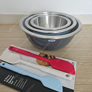 옥소 믹싱볼3종+스파츌라 3종세트(택포)