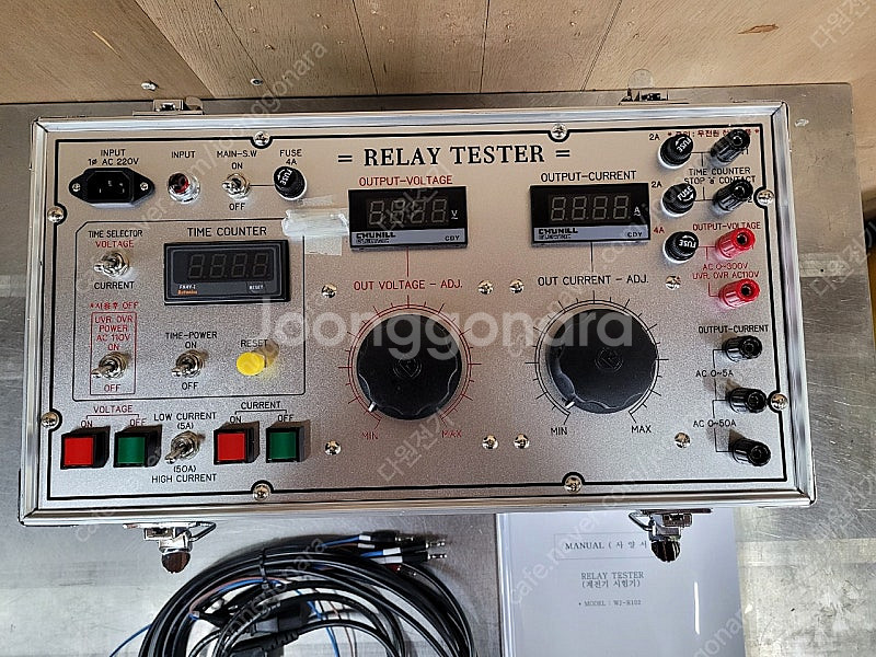 우진 계전기시험기 릴레이터스터 WJ-R102--2