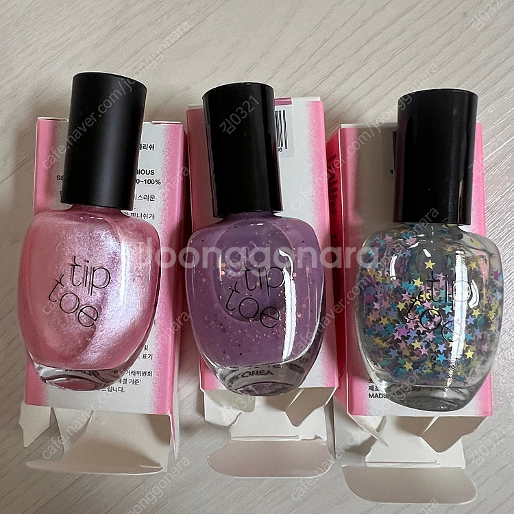 팁토우 네일 페디 메니큐어 개봉만한새거--0