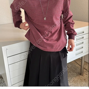 보나츠 팔레트 버건디 롱슬리브