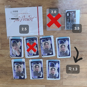 데이식스 굿즈 포카 필름 카메라 티켓북 세트 아크릴 스탠드