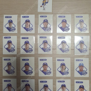 KBO 삼성라이온즈 띠부실 풀셋 팝니다