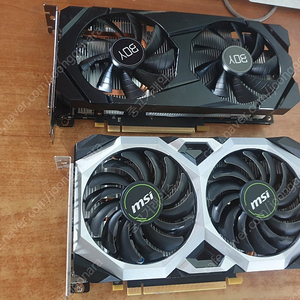 갤럭시 msi gtx 1660 6g 그래픽 카드 팝니다 각1장씩
