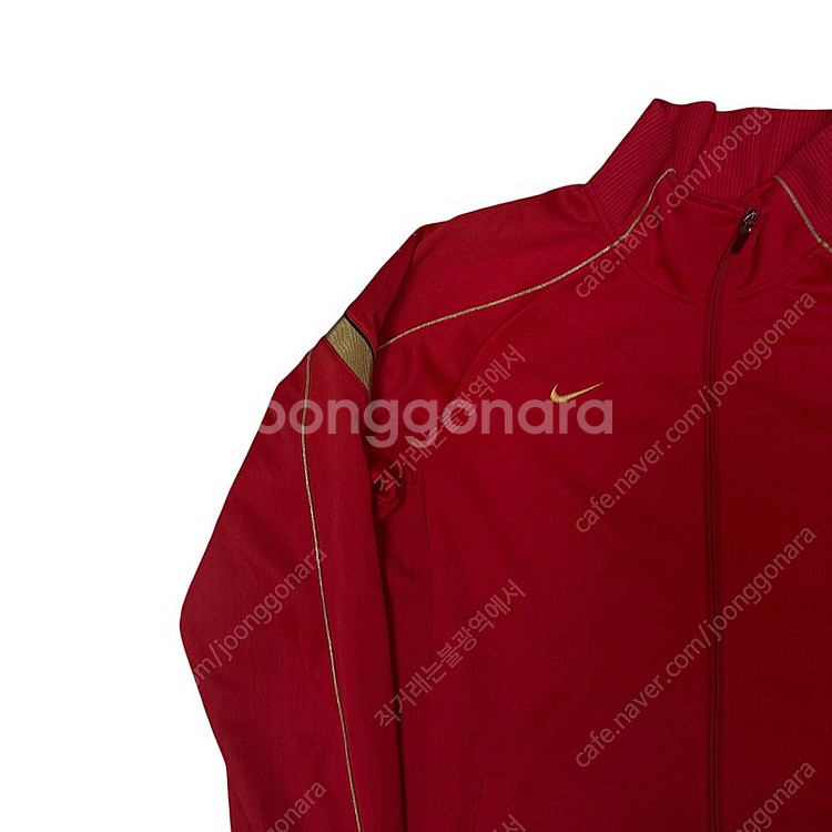 나이키 일본판 금빛 사이드라인 레드트랙탑져지 M--1