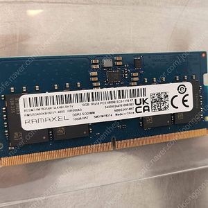 노트북용 12GB 램 4800 DDR5 (37,000원+3,000원)