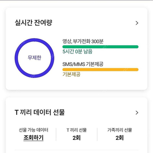 SKT 데이터 2기가 3000원