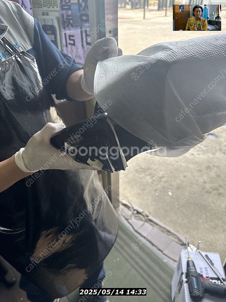 스포티지R 조주석 사이드미러 블랙 팝니다(새상품)--2
