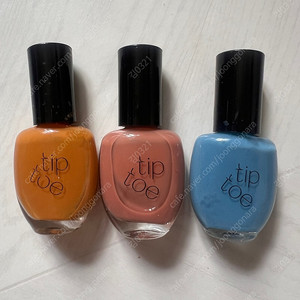 팁토우 네일 페디 메니큐어 매니큐어 3개 반택포