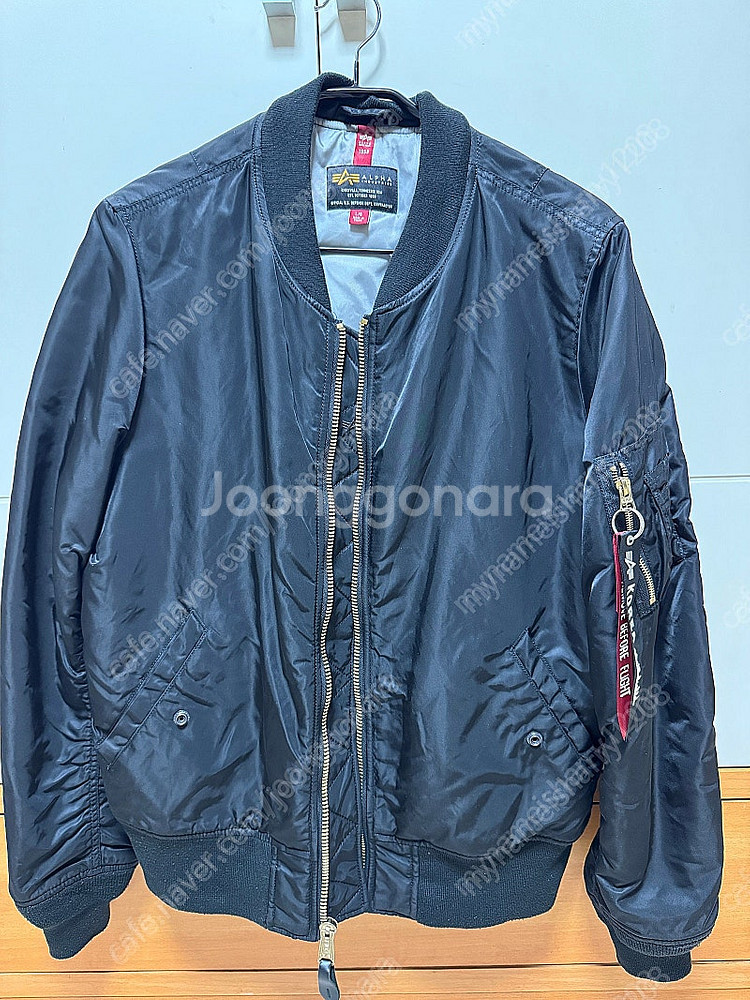 알파 인더스트리 ma-1 블랙 L--0