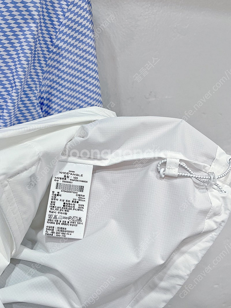 [24s/s](105) 와이드앵글 화이트(스카이) 후드...--3