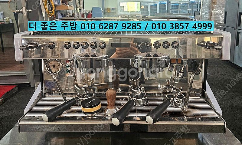 업소용 영업용 CIME 씨메 반자동 커피머신--0