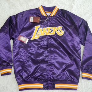 [XL] 미첼앤네스 LA 레이커스 NBA 새틴자켓