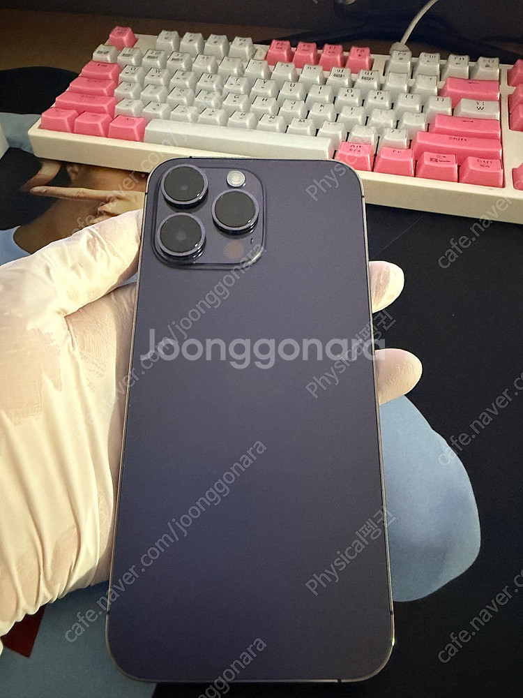 [애케플포함] 아이폰 14프로맥스 256GB 퍼플 S급...--2