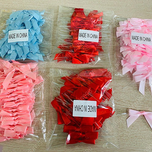 포장리본 5x7cm 빵포장 선물포장 리본 꽃포장 리본